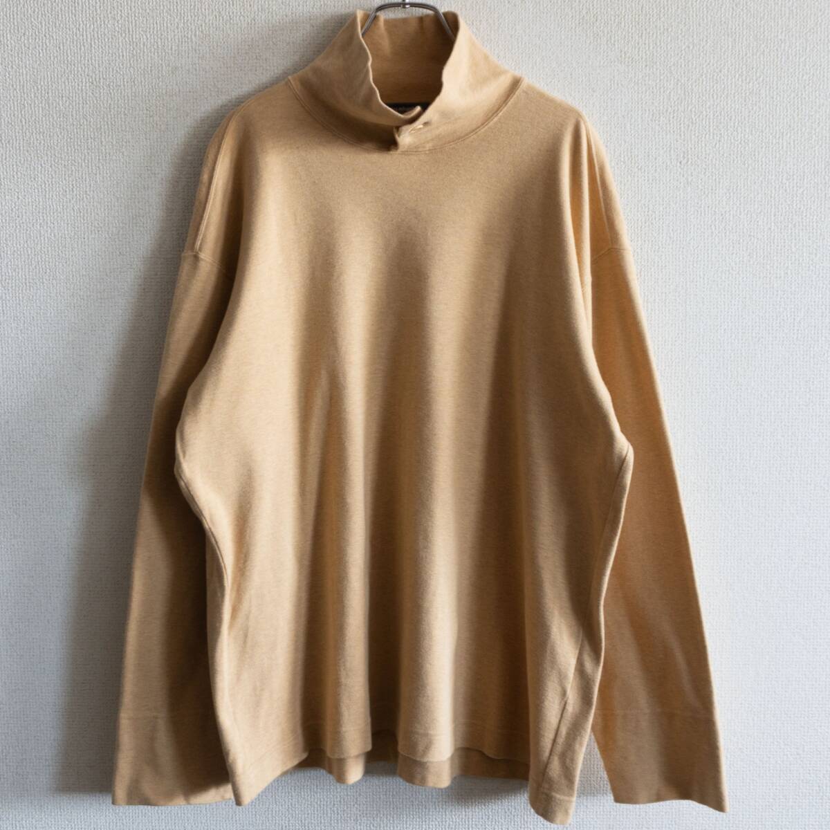 【80S/アーカイブ/筆タグ】ISSEY MIYAKE【ハイネック スウェット カットソー】M オーバーシルエット イッセイミヤケ 26030719 80S/アーカイブ/筆タグ】ISSEY MIYAKE【ハイネック スウェット