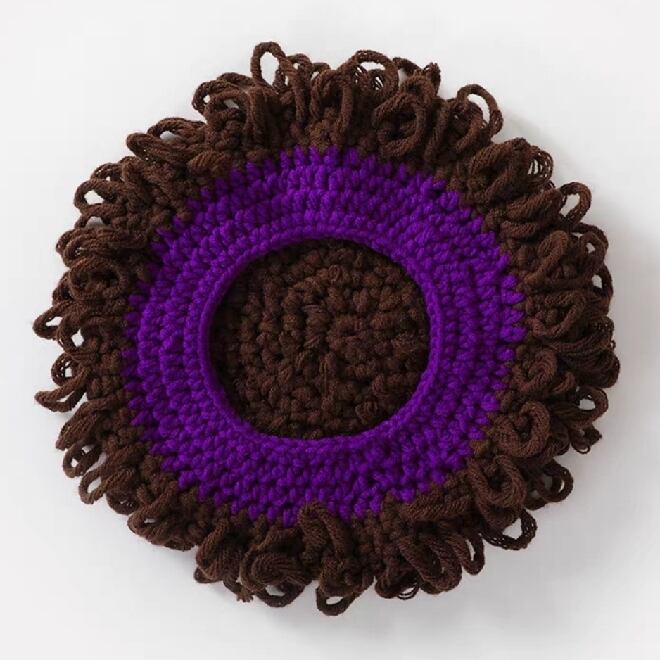 ベビー キッズ ヘアバンド ニット ウィッグ なんちゃってアフロ 春秋冬