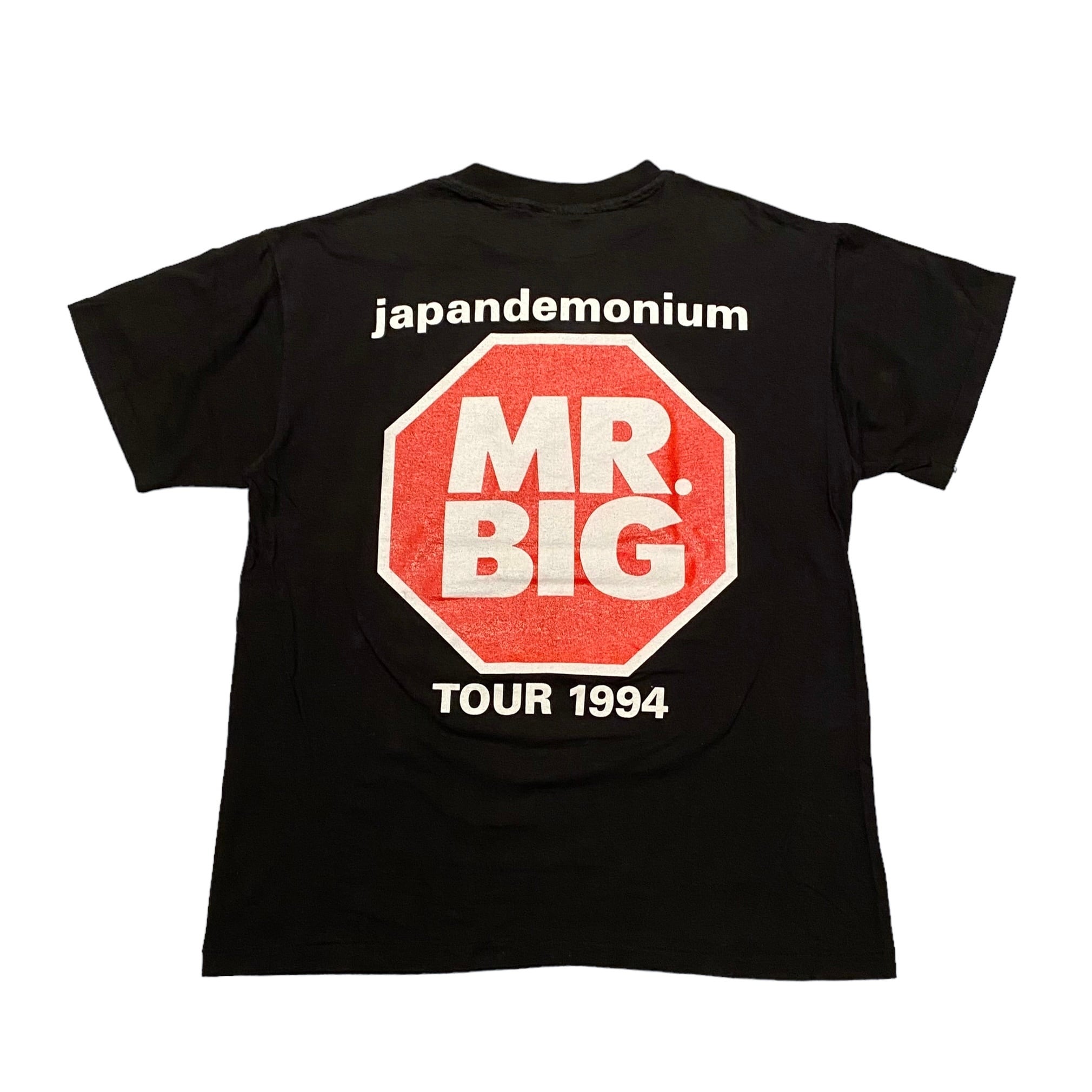 90's USA製 MR.BIG Japan Demonium Tour T-Shirt L / ミスタービッグ ...