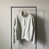 【受注予約:11月上旬入荷予定】ウォームフリースハーフジップBZ/アイスグレー