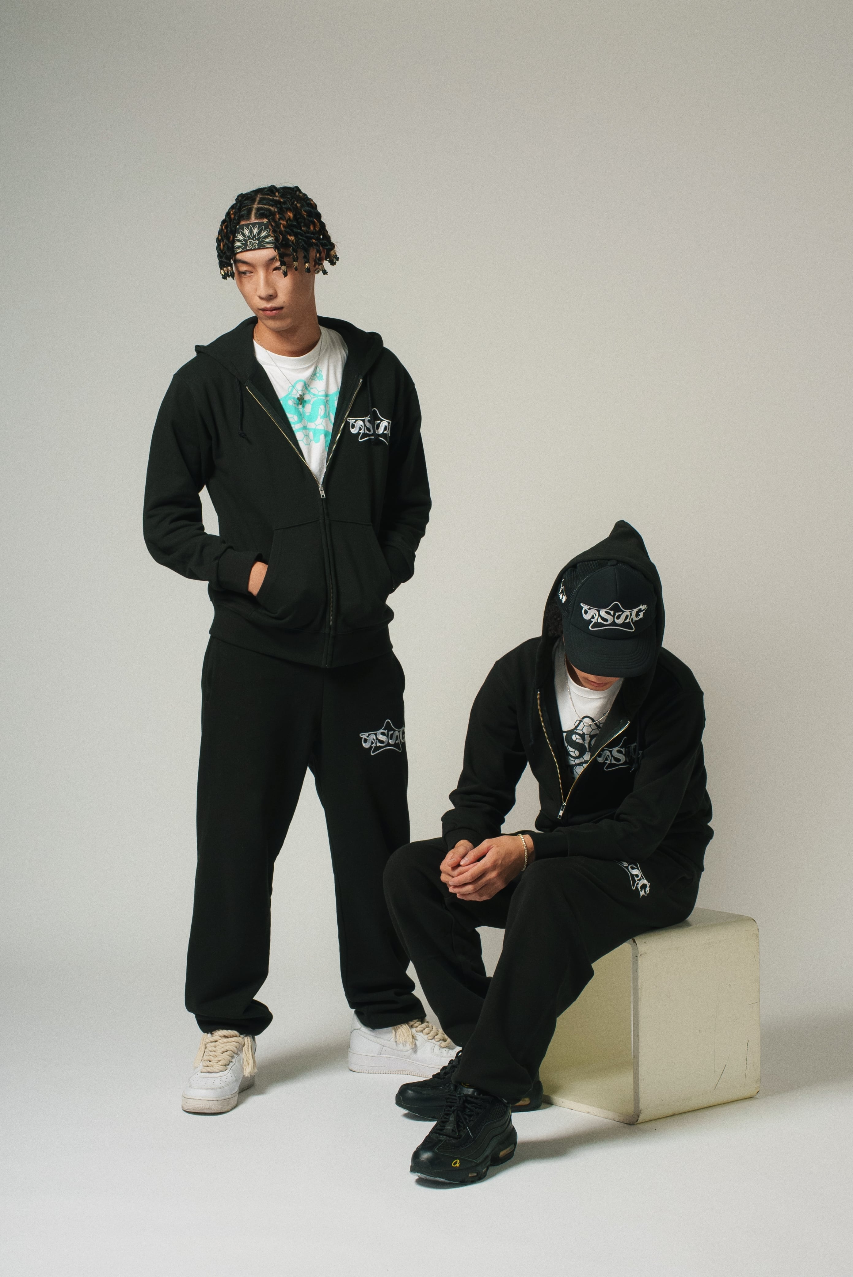 sssg☆ mesh cap [black×white] | unsungstar