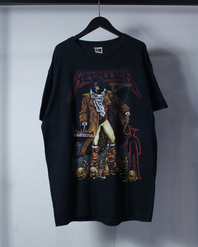 【Caka BLACK】 90's "METALLICA" "PUSHEAD" "THE UNFORGIVEN" Vintage T-Shirt