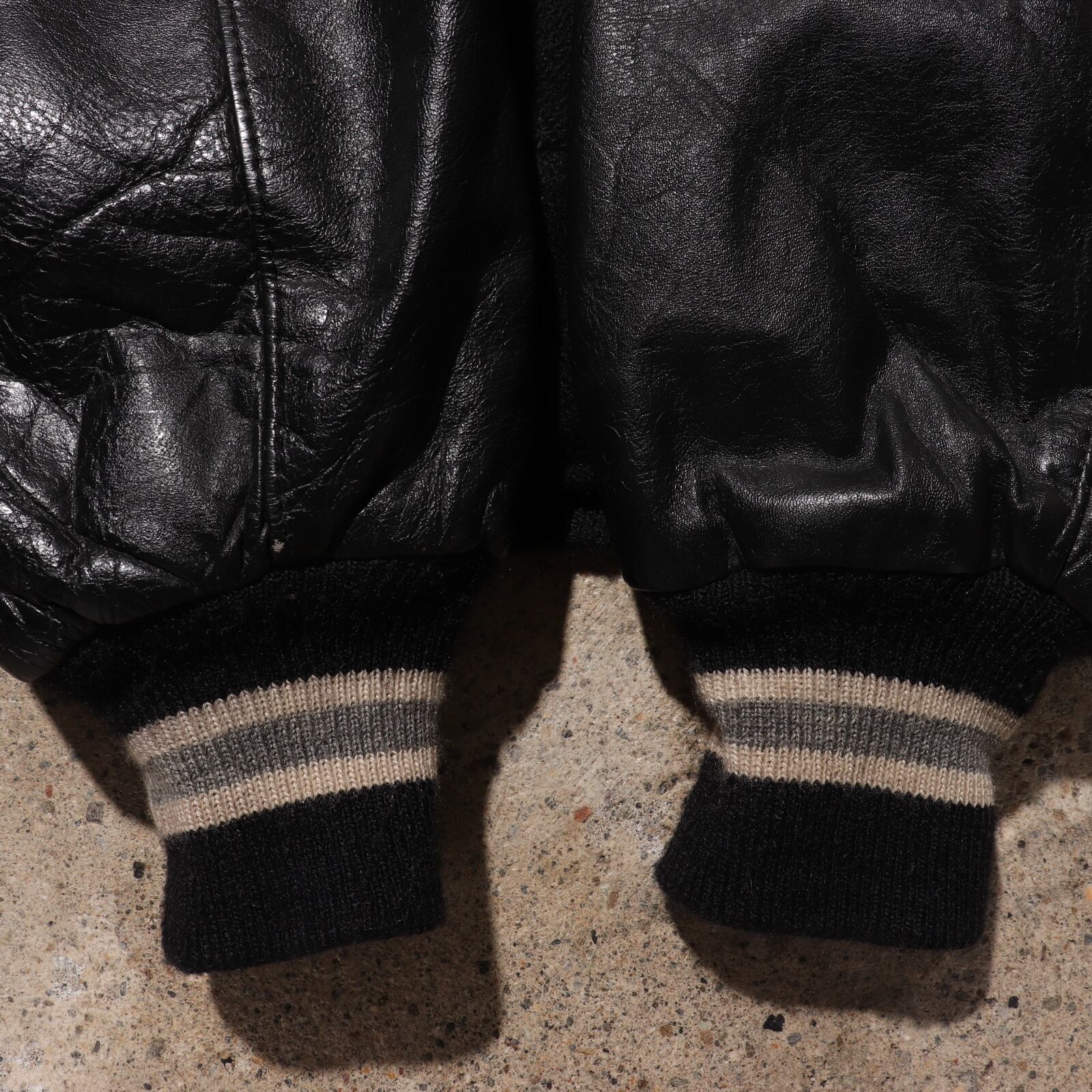 90sDeLONG シカゴホワイトソックスウールレザースタジャン 