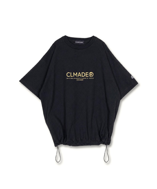 CL MADE メッセージプリントルーズＴシャツ (BLACK)　CQ-49013