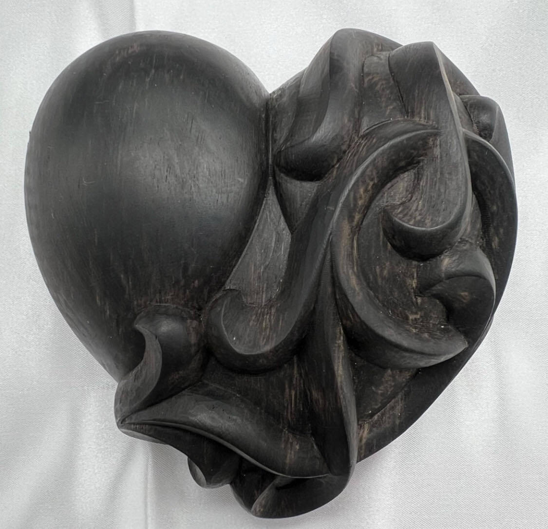 CHROME HEARTS クロムハーツ エボニーハート オブジェ エボニー製 置物