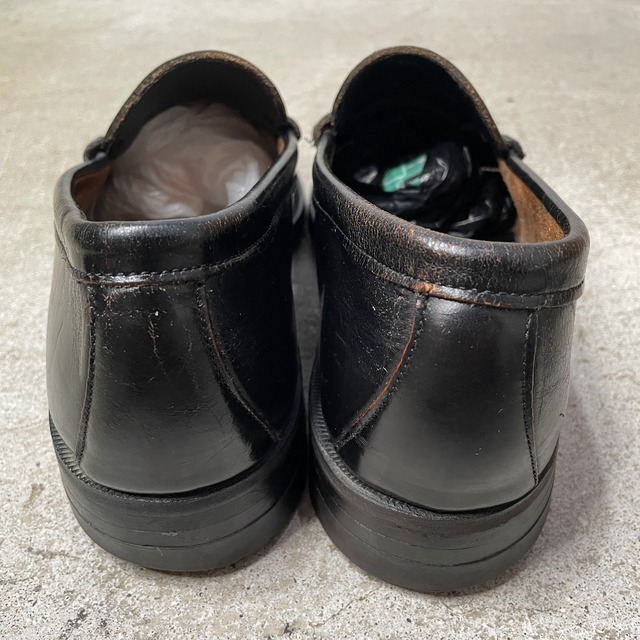 『送料無料』LLBean タッセルローファー　黒　革靴　US9.5D スリッポン
