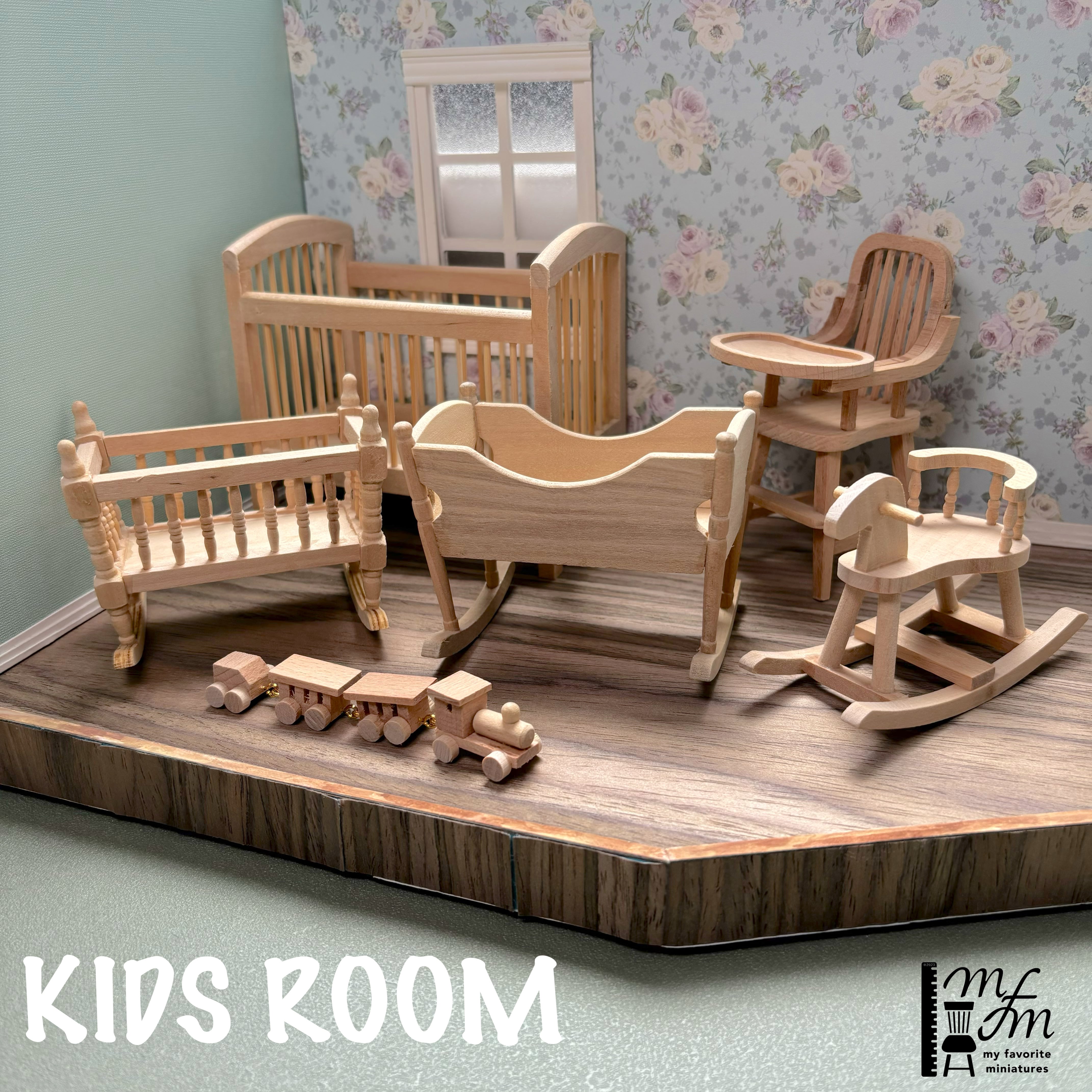 020-30239 ミニチュア家具 bed ゆりかご2 | my favorite miniatures