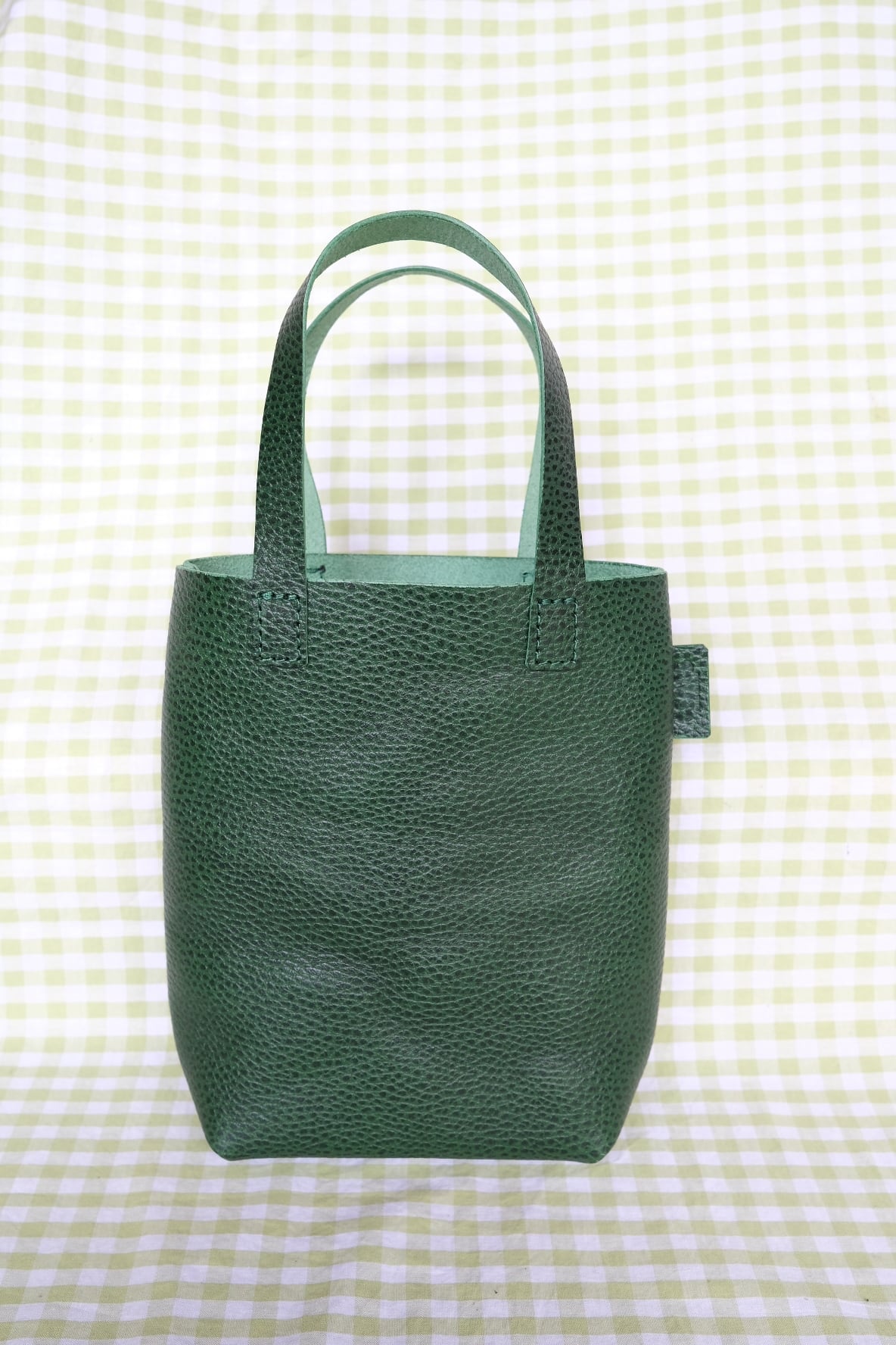 《即納》me mini tote【deep green】