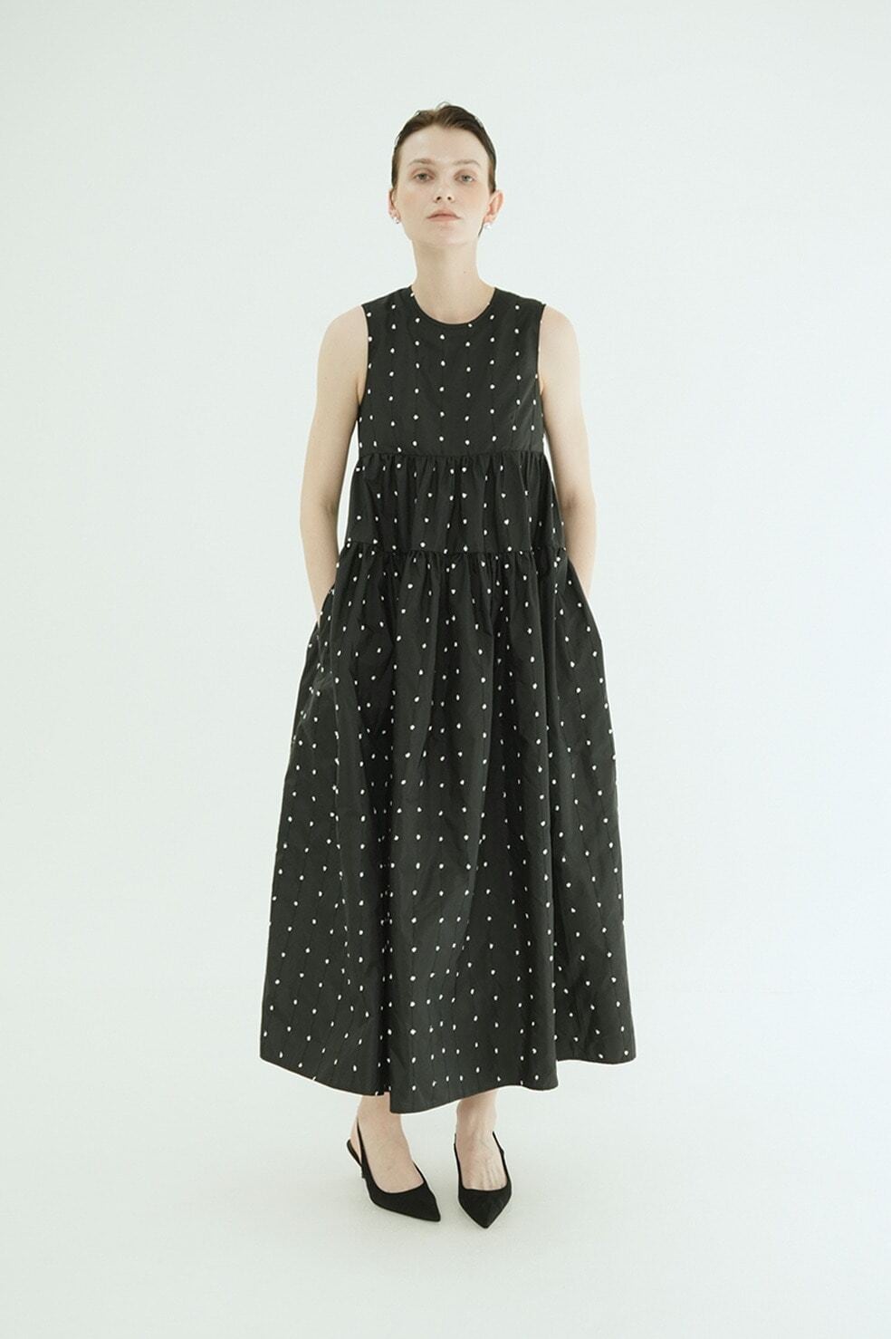 CLANE COCOON LINE VOLUME SKIRT BLACK | FLICKA ASHIYA
