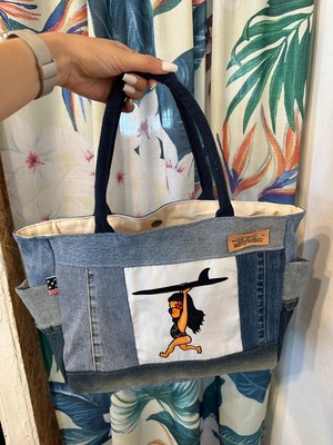 BEACH GIRLトートバッグ〈E〉
