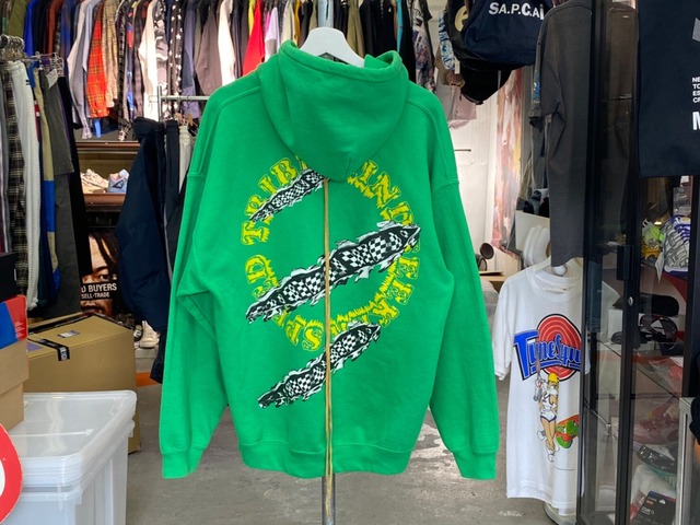 MINDSEEKER SPEED TRIBE CIRCLE HOODED SWEATSHIRT GREEN 2 50KH8813