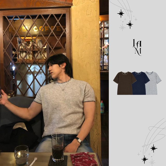 Coal Stitch Muscle Knit Tee (3color)