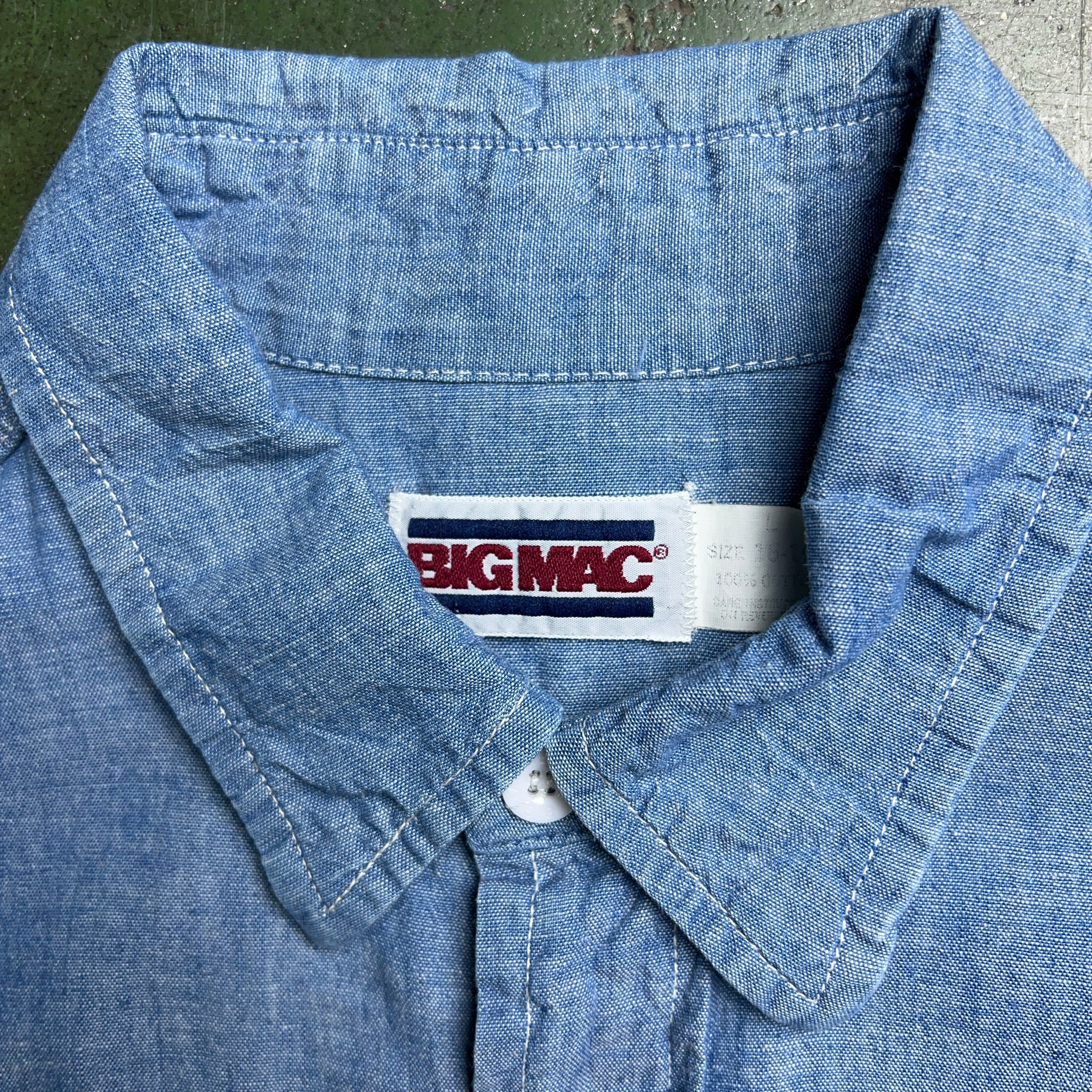 80's BIG MAC L/S Chambray Shirt 80年代 ビッグマック 80's BIG MAC L/S Chambray Shirt 80年代 ビッグマック