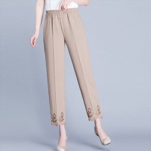 【送料無料】 テーパードパンツ レース 2色 無地 ハイウェスト カジュアル系 大人可愛い フェミニン こなれ感 夏 30代 40代 レディースファッション 可愛い お出かけ 女子会 デイリーユース お茶会 お呼ばれ プチプライス