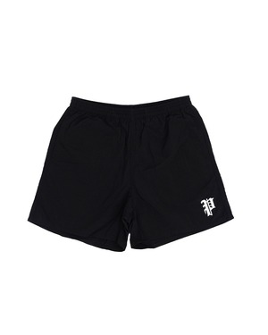 OLD "P" LOGO EMBROIDERED NYLON SHORTS