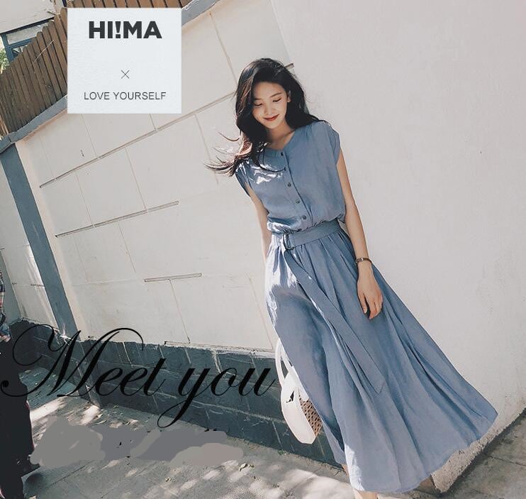 INS大人気 ワンピース シフォン ロングワンピース レディース