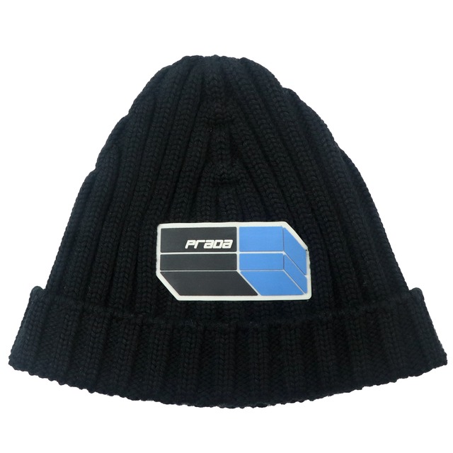 PRADA RubberLogoBeanie