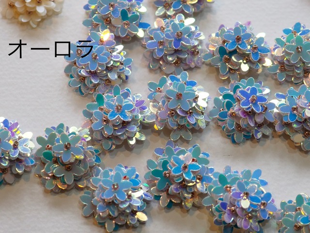 フラワーパーツ　カボション　21mm  1個