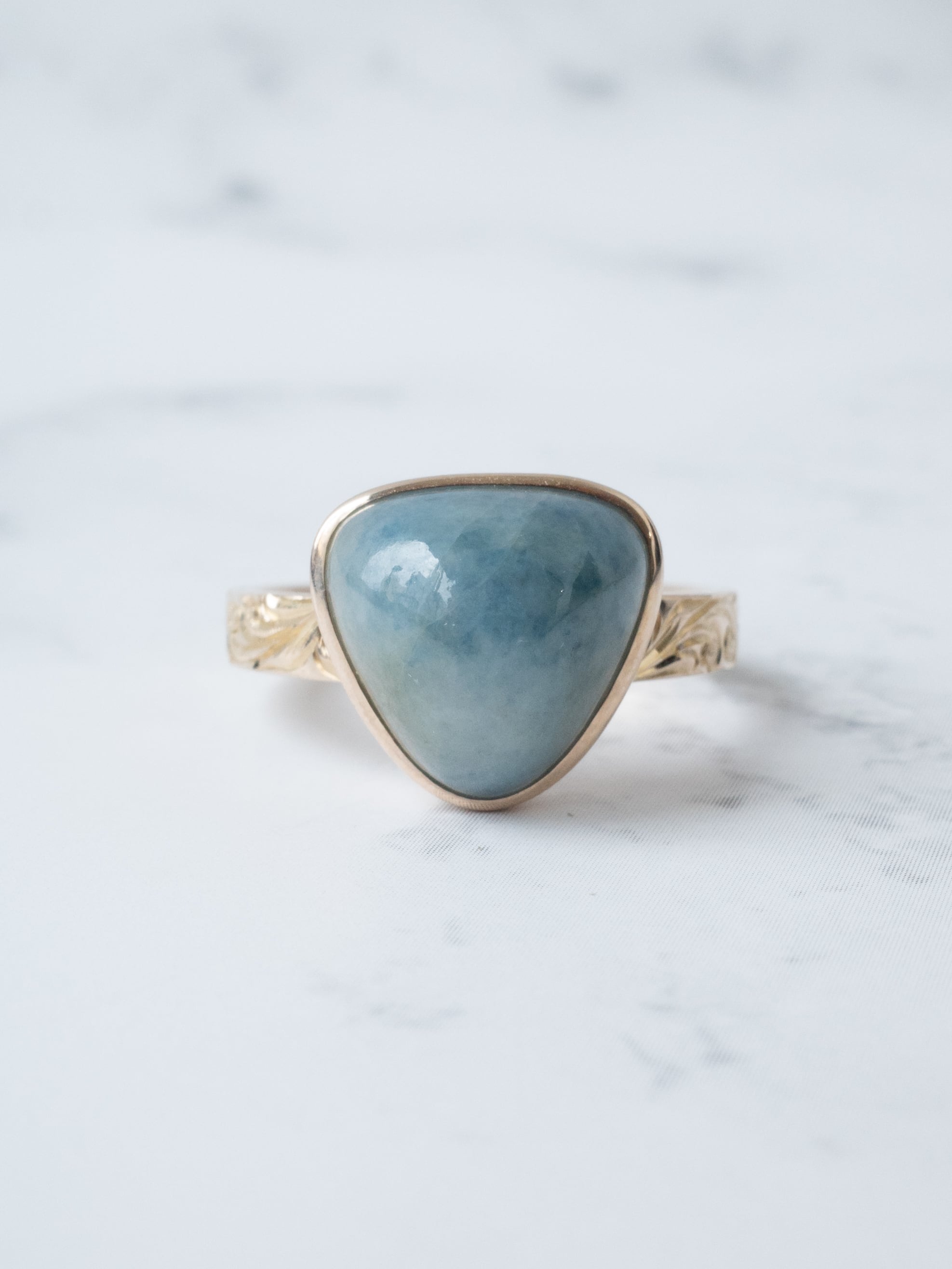 MOEMI SUGIMURA 翡翠K10指輪