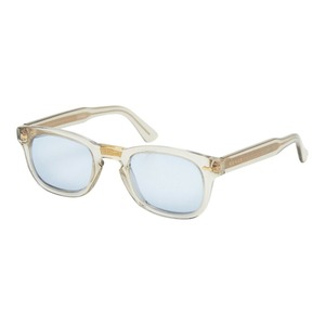 グッチ メガネ 度入り カラーレンズ GG0182S クリア ゴールド プラスチック メンズ GUCCI 【中古】