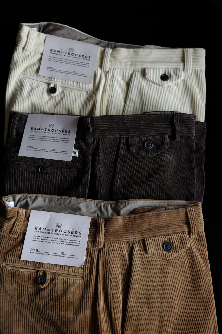 ENDS and MEANS / Grandpa Cord Trousers 24AW | iremono