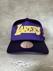 Michell＆Ness/ミッチェル＆ネス NBA レイカーズ  ZIG ZAG SATIN PRO SNAPBACK LOS ANGELES LAKERS スナップバック キャップ