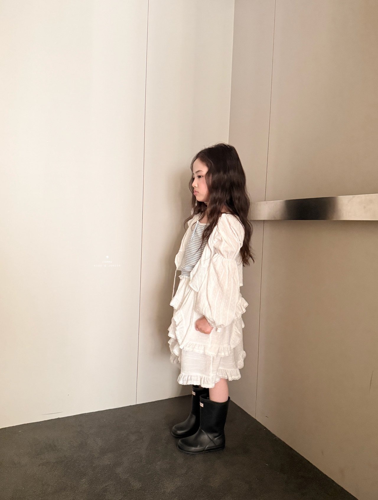 [COMMA] Puff Cardigan (160/170) / [콤마] 퍼프가디건 (160/170)