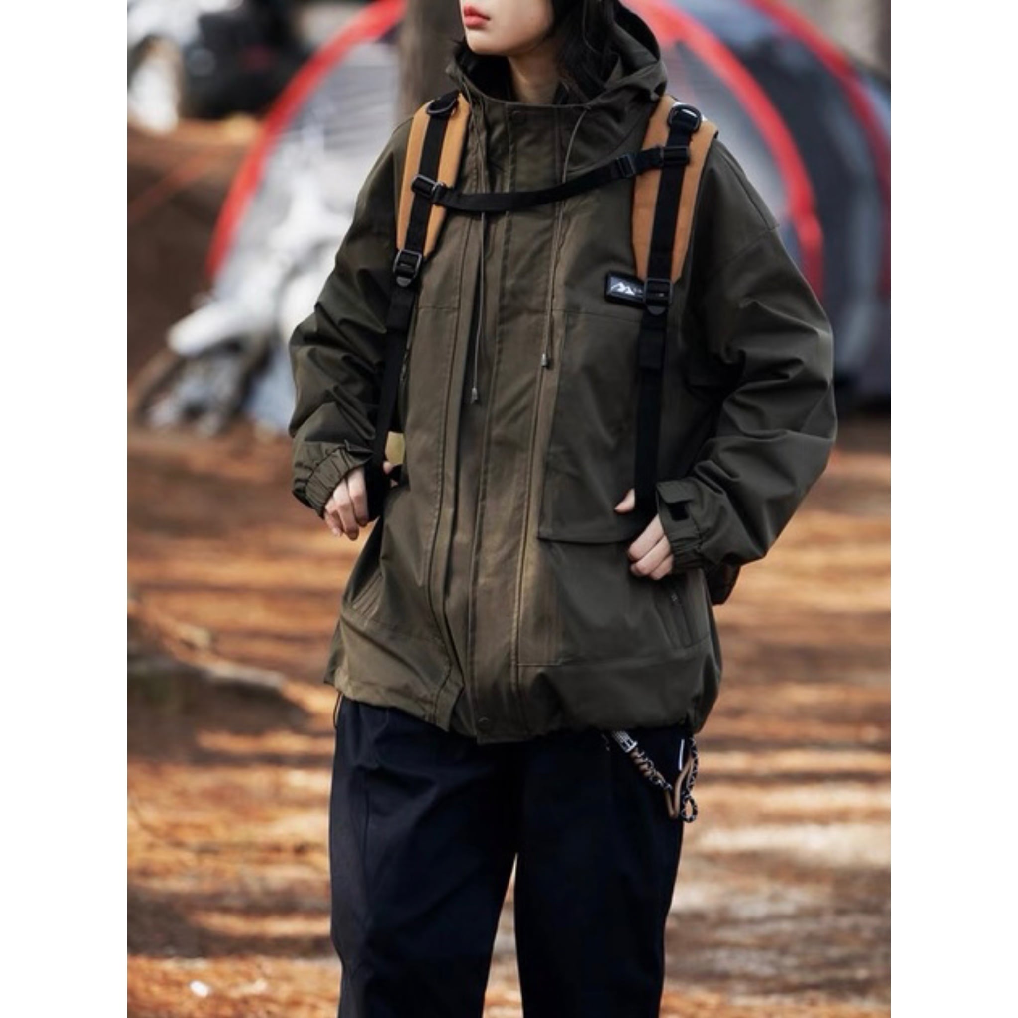 オーバーサイズフードコーチジャケット J0245 | Joppy