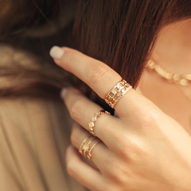 【ikita paris】-Ring- 2Color IKR221/IKRS221