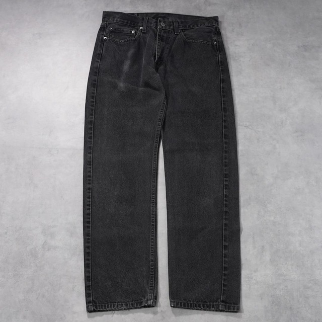 リーバイス505 Levis W32 ブラックデニム 黒 古着 18695