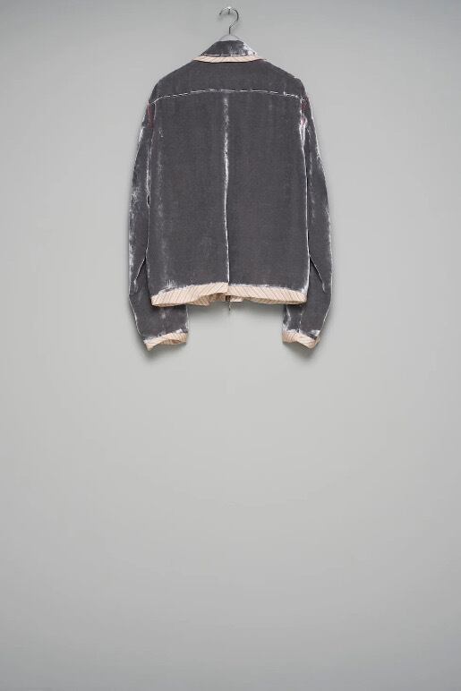 26SS】 MASU UNEVEN VELVET JACKET (CHARCOAL) M26U6BL004 | IAAAM