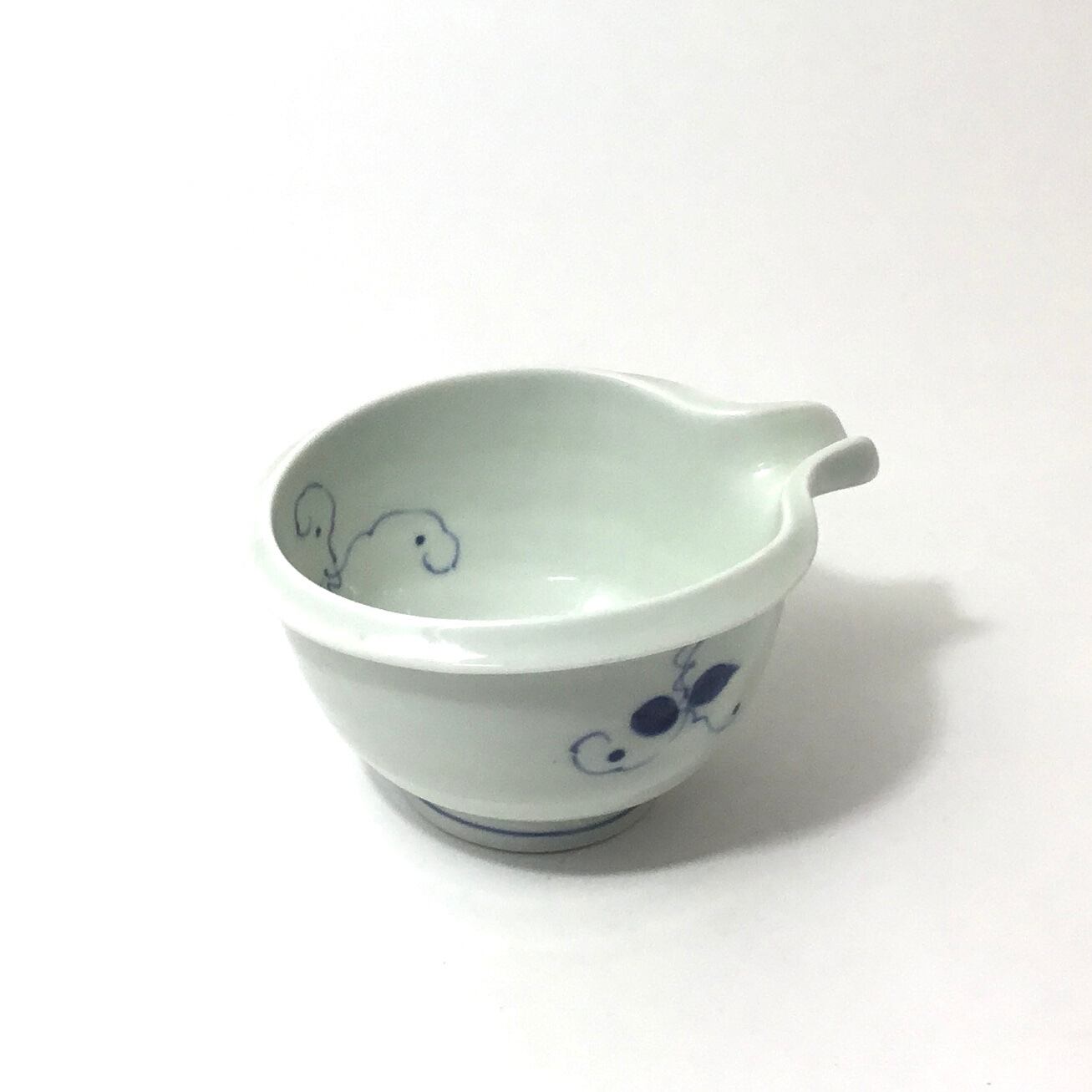 花模様片口小鉢 | 藍の器 青雅堂