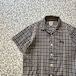 STUSSY / 90’s plaid shirt size M