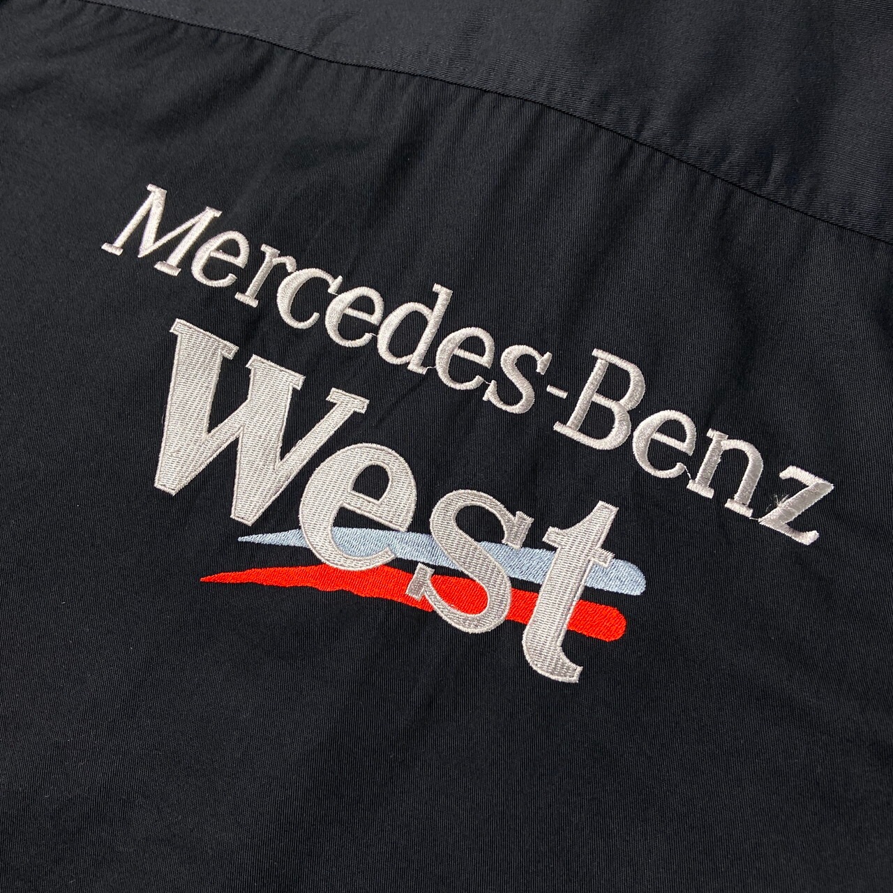 ビッグサイズ メルセデスベンツ Mercedes-Benz 企業ロゴ 刺繍 半袖 