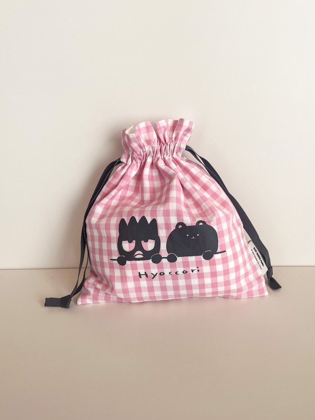 【完売】FANCYSANRIOCHARACTERS×tsumikipocheのランドリー・ひょっこり巾着