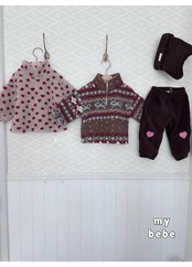 韓国子供服 / 26winter / my bebe / ボアアノラック / キッズ / 冬服 *XS~XL*