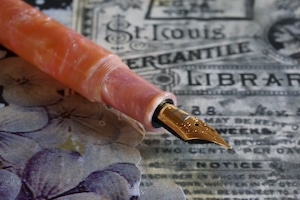 シュクル万年筆(ロングタイプ)  Pink Ginger  ピンクジンジャー