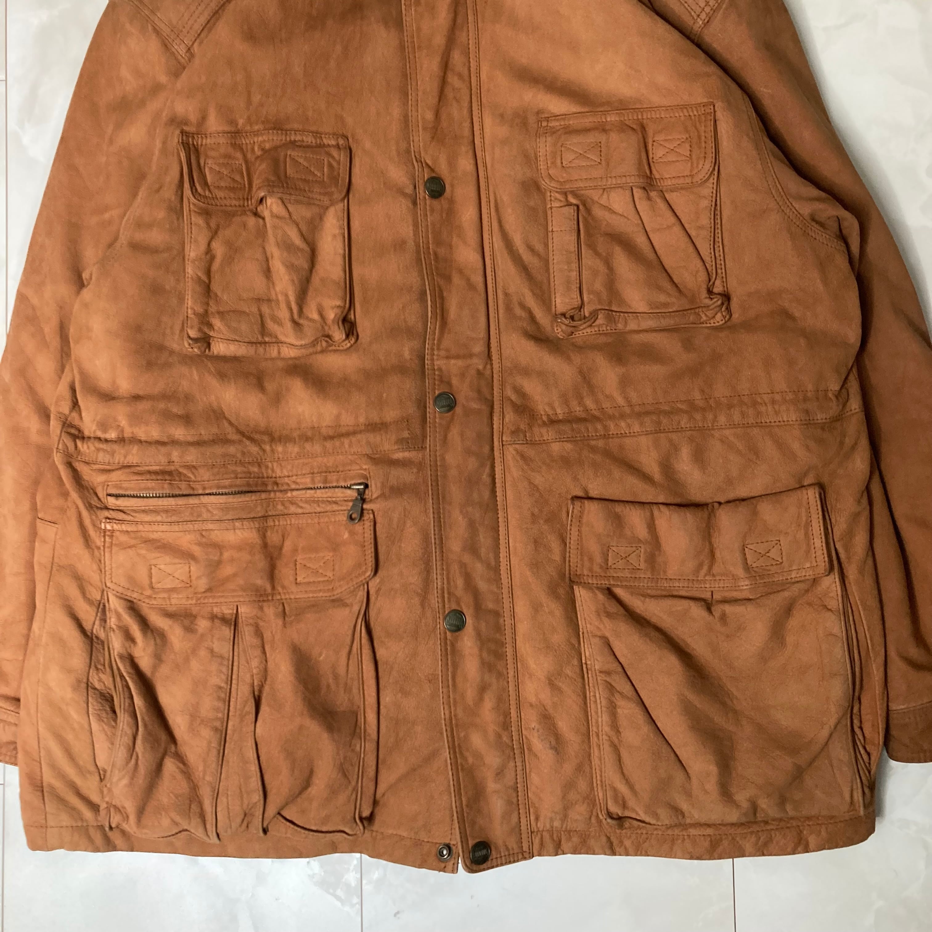 STRUCTURE レザージャケット XL | 古着屋OLDGREEN