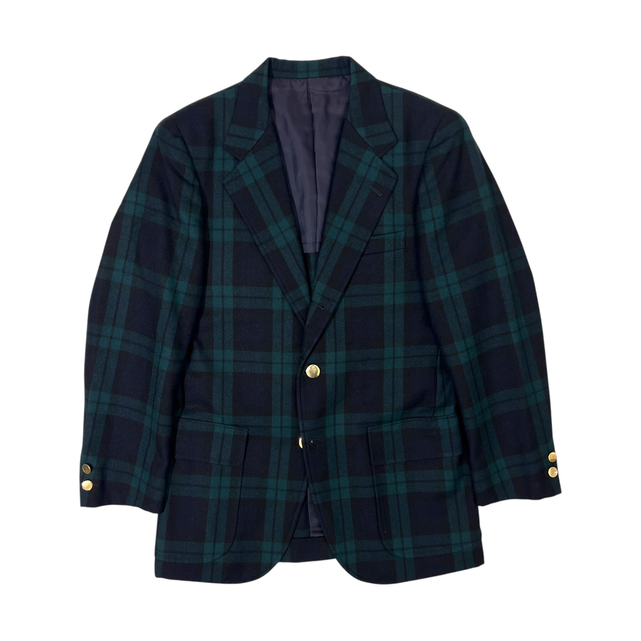 VAN JAC THE BLAZER MAN ヴァンヂャケット 金ボタン ブラックウォッチ 