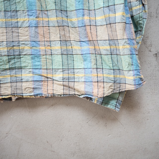 "Ms. SERO" used India madras shirt