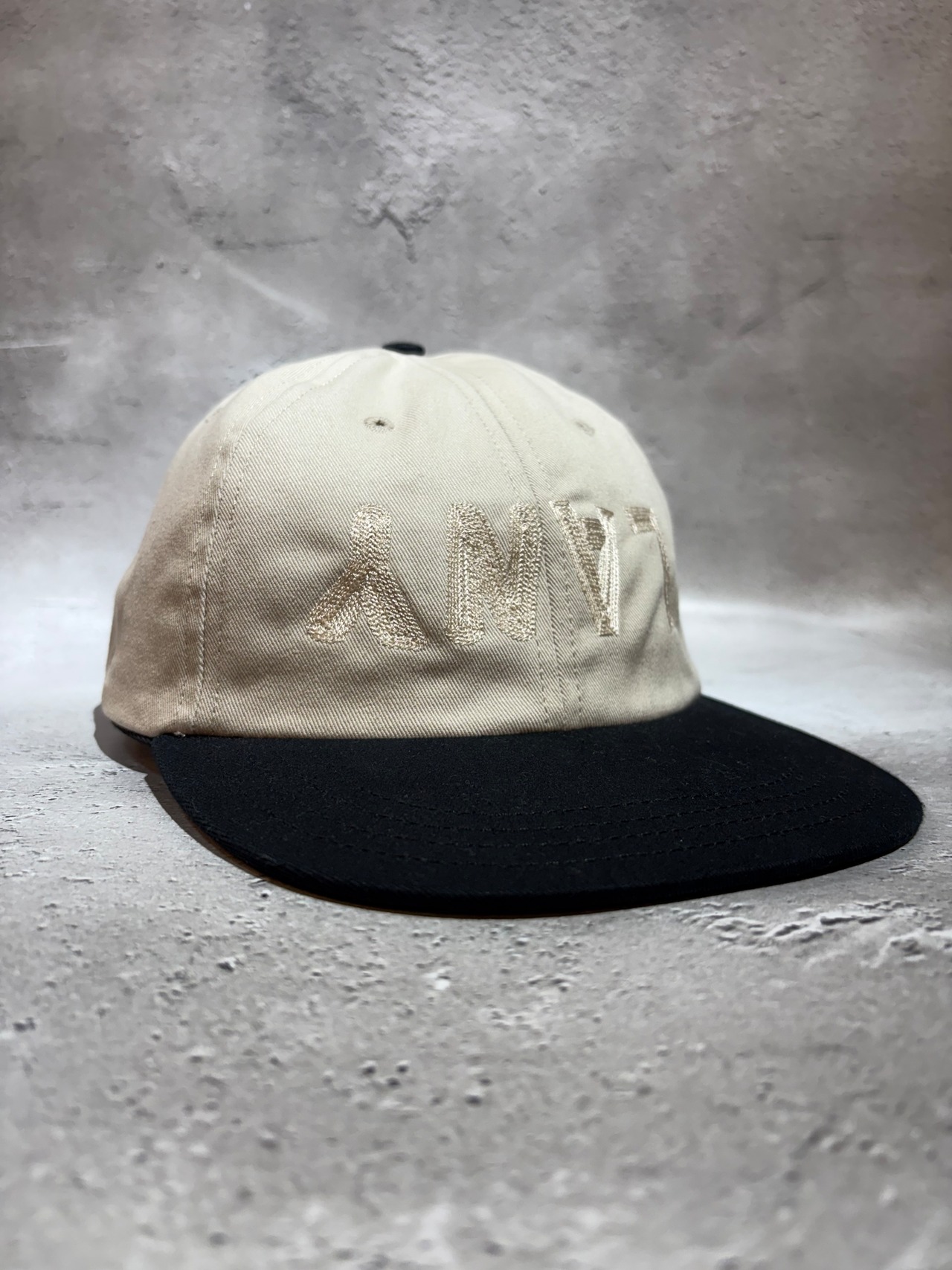 【gifthat別注】Coopers Town/クーパーズタウン LA NY Upside Down Wロゴ キャップ  アイボリー