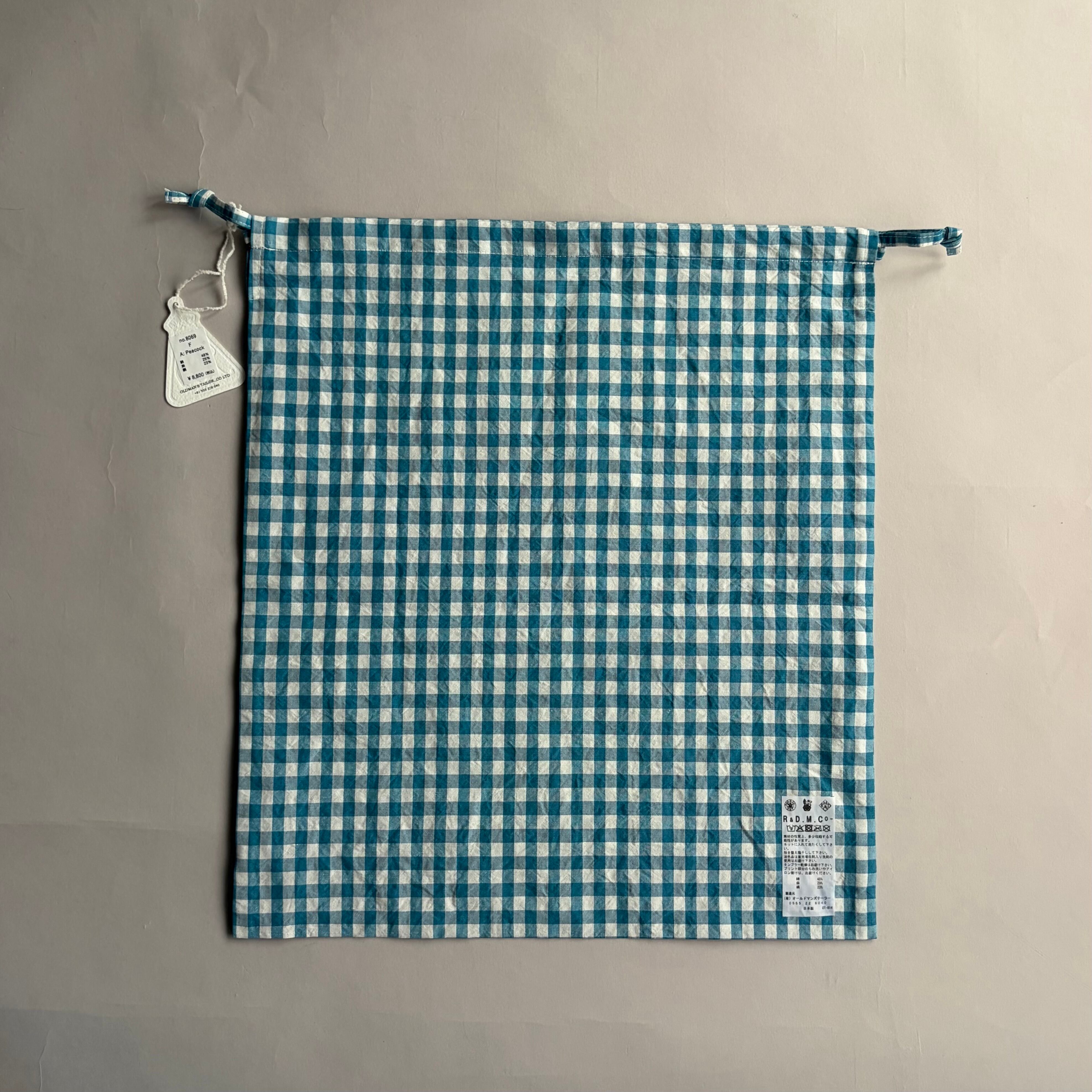R&D.M.Co-/OLDMAN'S TAILOR オールドマンズテーラー GINGUM CHECK