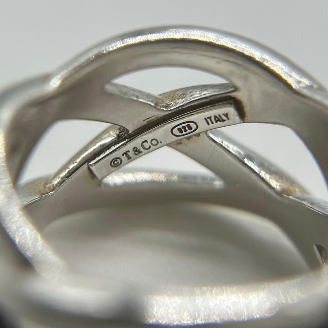 Tiffany & Co. シルバー ケルティックノットリング 925 14号