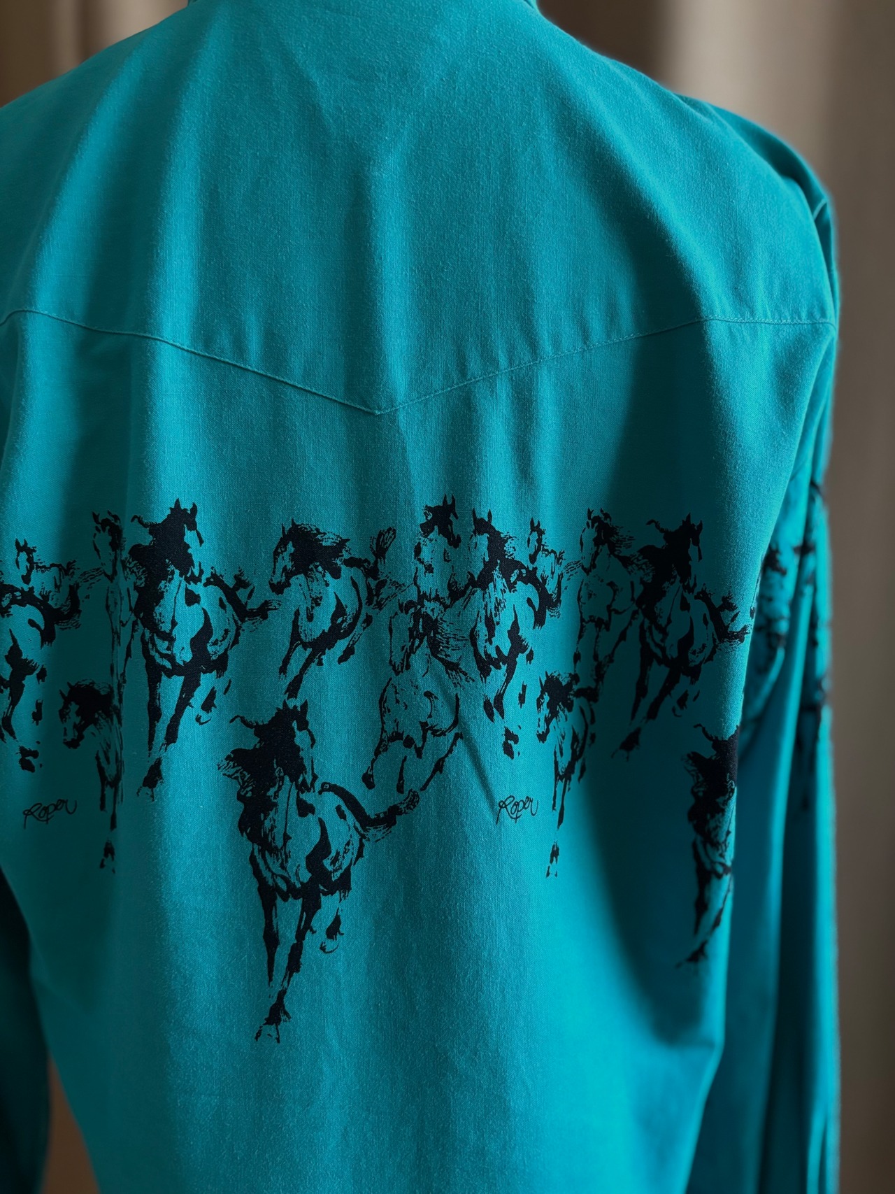artistic horse pattern vintage shirt-5175-3