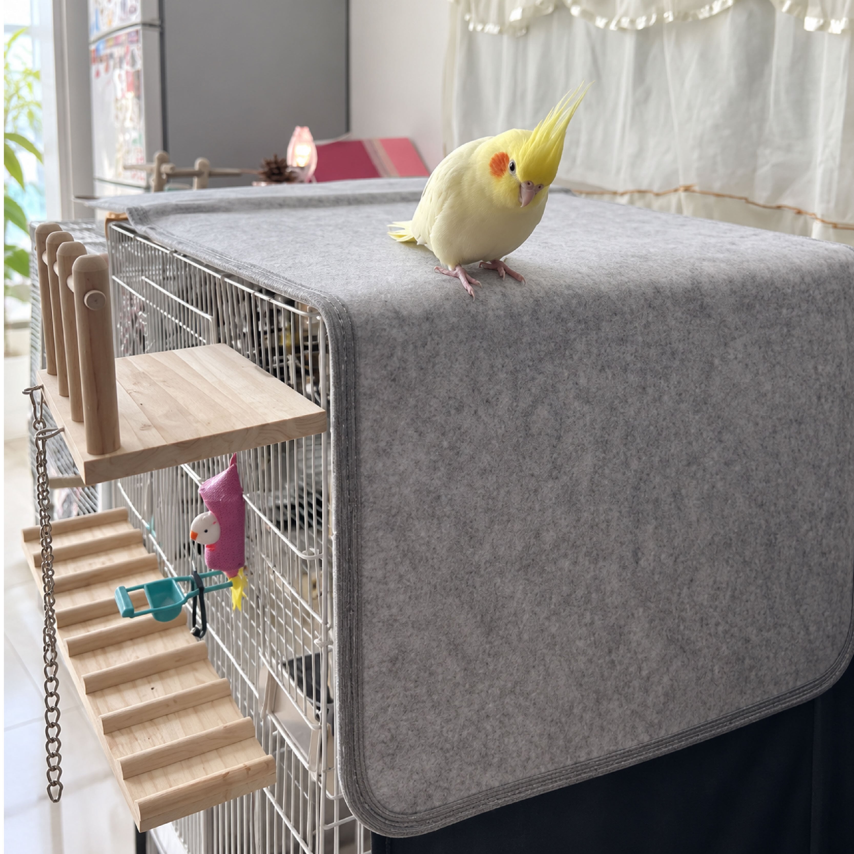 NY 1190 .鳥かご用保温ヒーターカバー 小鳥用ヒーター ケージヒーター