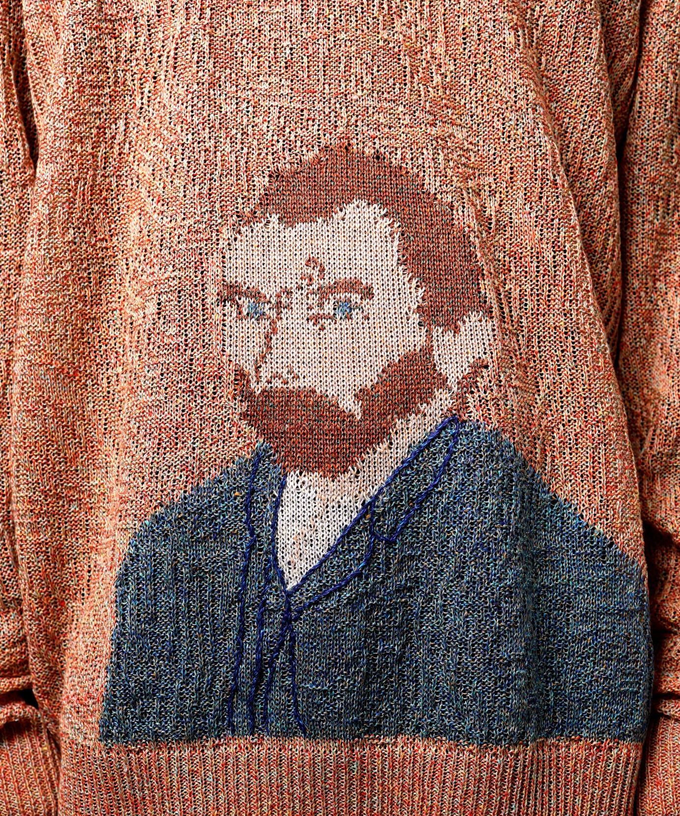 Kota Gushiken / KGSS26-K06 WAVY LINEN VAN GOGH (ORANGE