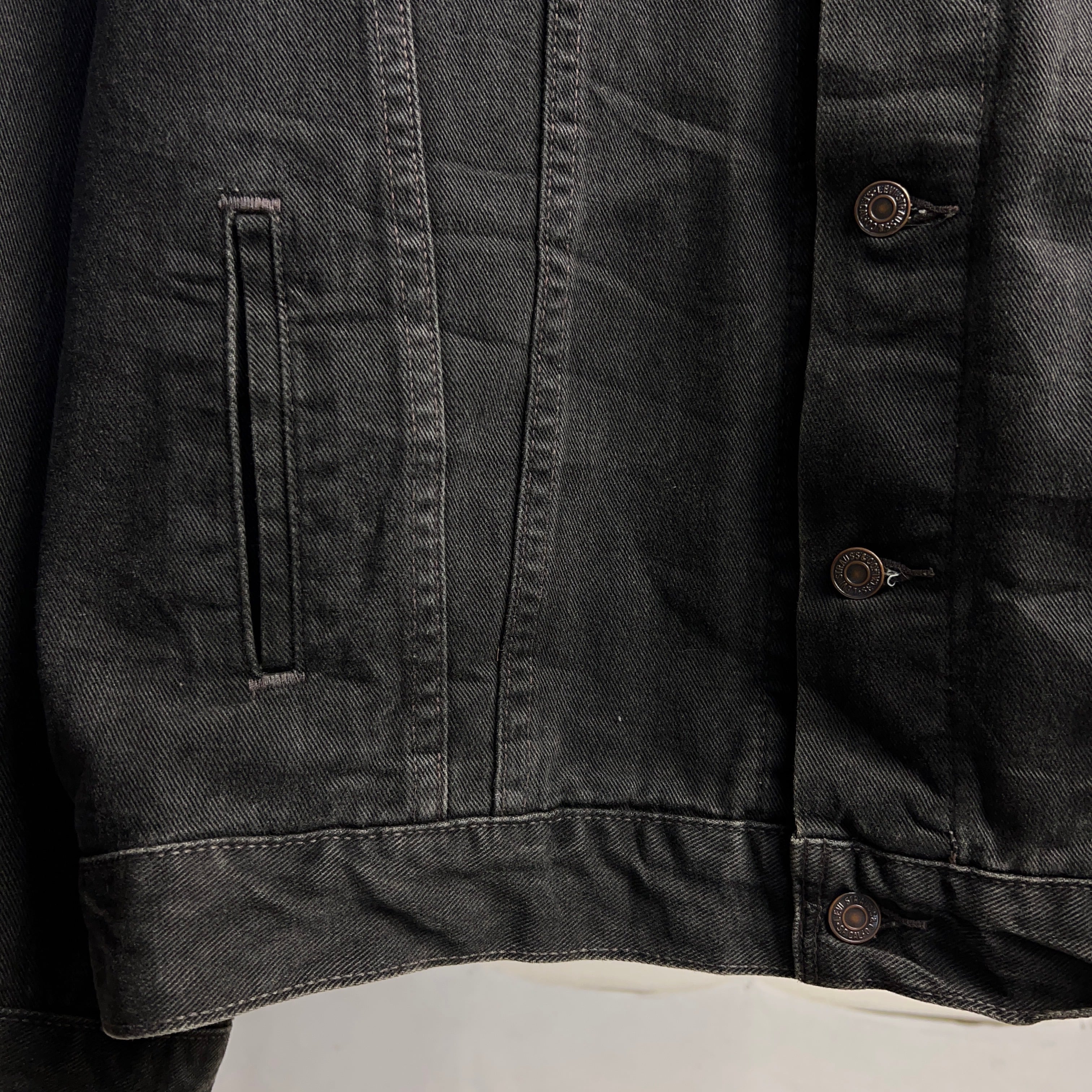 00's Levi's 70507-0260 Black Denim Jacket 90年代 リーバイス ブラックデニムジャケット  XXL【0908A56】【送料無料】