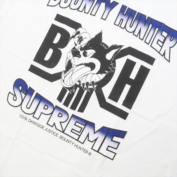 SizeM SUPREME シュプリーム ×Bounty Hunter AW Wolf Tee White