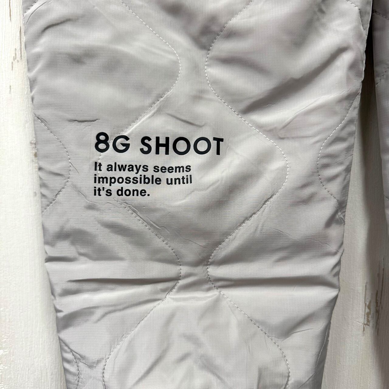8G QUILTING PANTS -LIGHT GRAY- | 8G SHOOT WEBSTORE