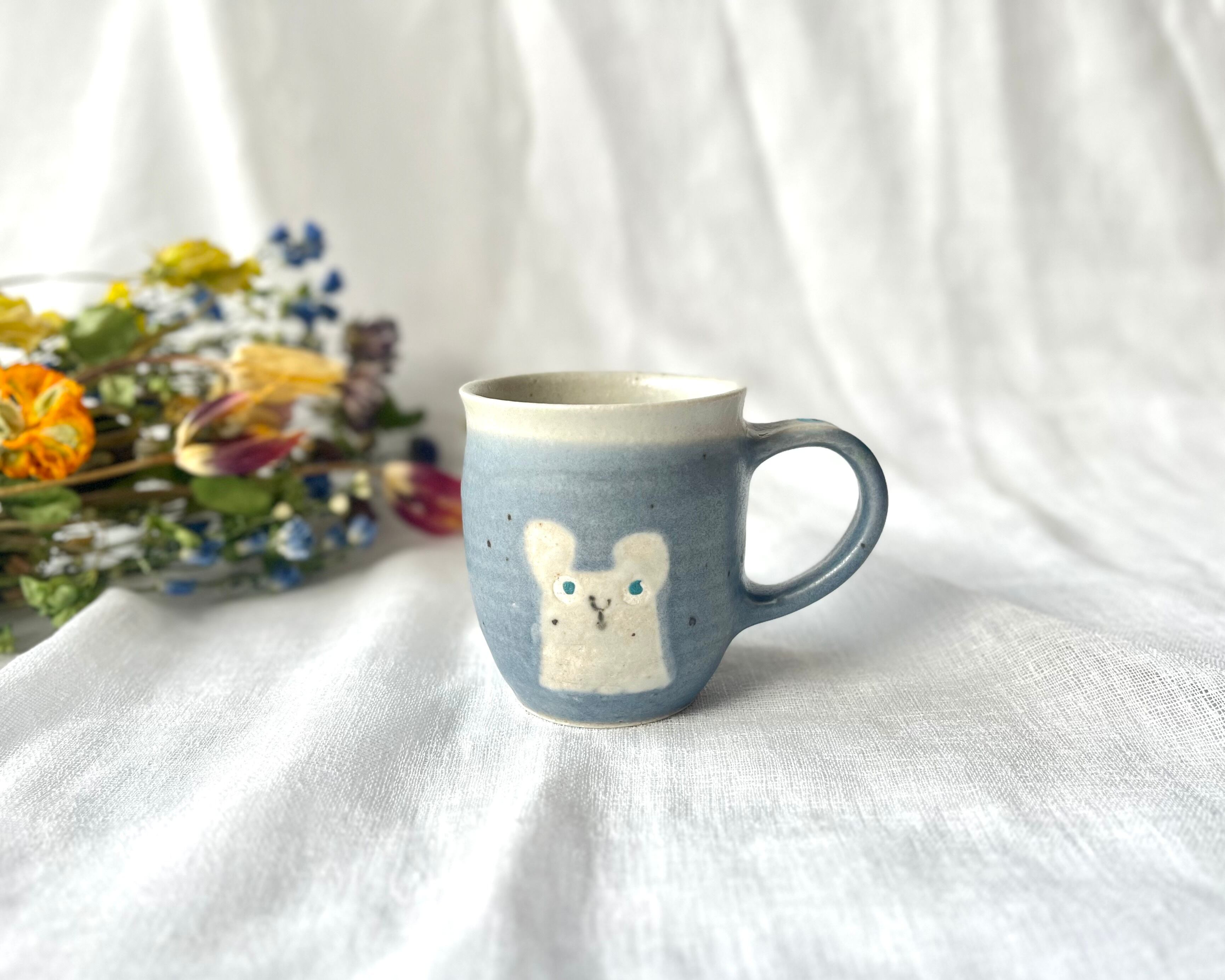 原田晴子　プレート　カップ　マグ3点セット小花柄ちょうちょ 原田晴子さんの作品 | 遊び野・Makiのブログ